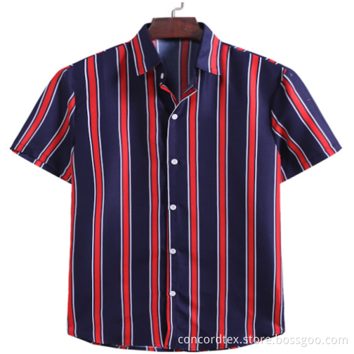 branded stripe mens shirts